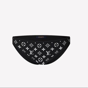 Louis Vuitton logo bathing suit bottom